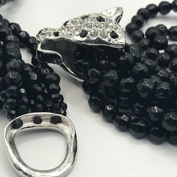 Kenneth Jay Lane (KJL) for Avon,  Panther necklace.Duchess of Windsor Collection - Picture 8 of 9